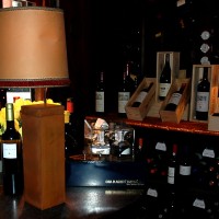 Botellero y cubitera en acero corten
