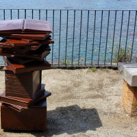 Escultura en acero corten