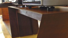 Mesas de acero corten