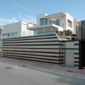 fachada inoxidable corten