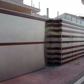 fachada inoxidable corten