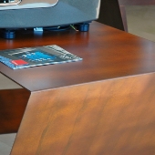 mesas acero corten