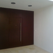 puerta entrada acero corten