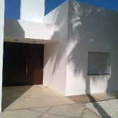 puerta entrada acero corten