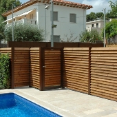 Separador acero corten