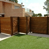 Separador acero corten