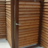 Separador acero corten