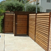 Separador acero corten