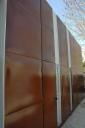 Fachada acero corten